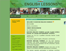 Tablet Screenshot of englishlessons.lt